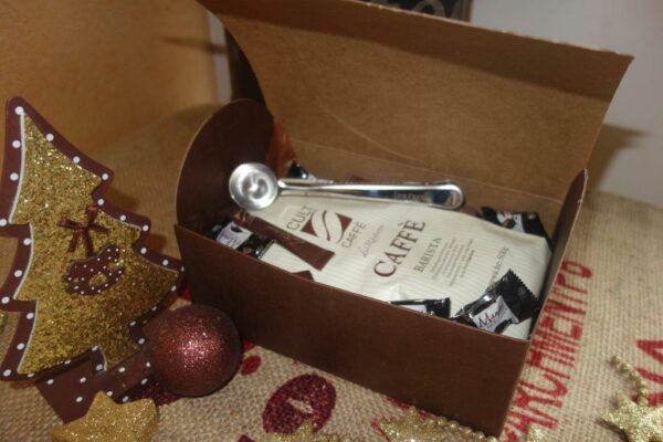 Geschenktruhe mit 500g Kaffee & Dosierlöffel