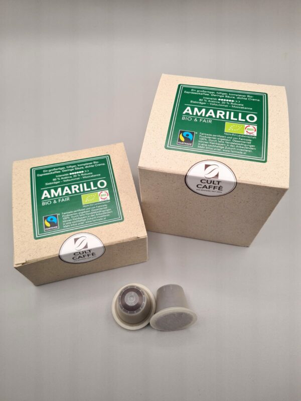 BIO KAFFEE Amarillo Kapseln (kompostierbar / Nespressotauglich) – Bild 3
