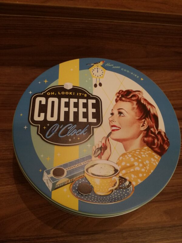 Kaffeedose rund